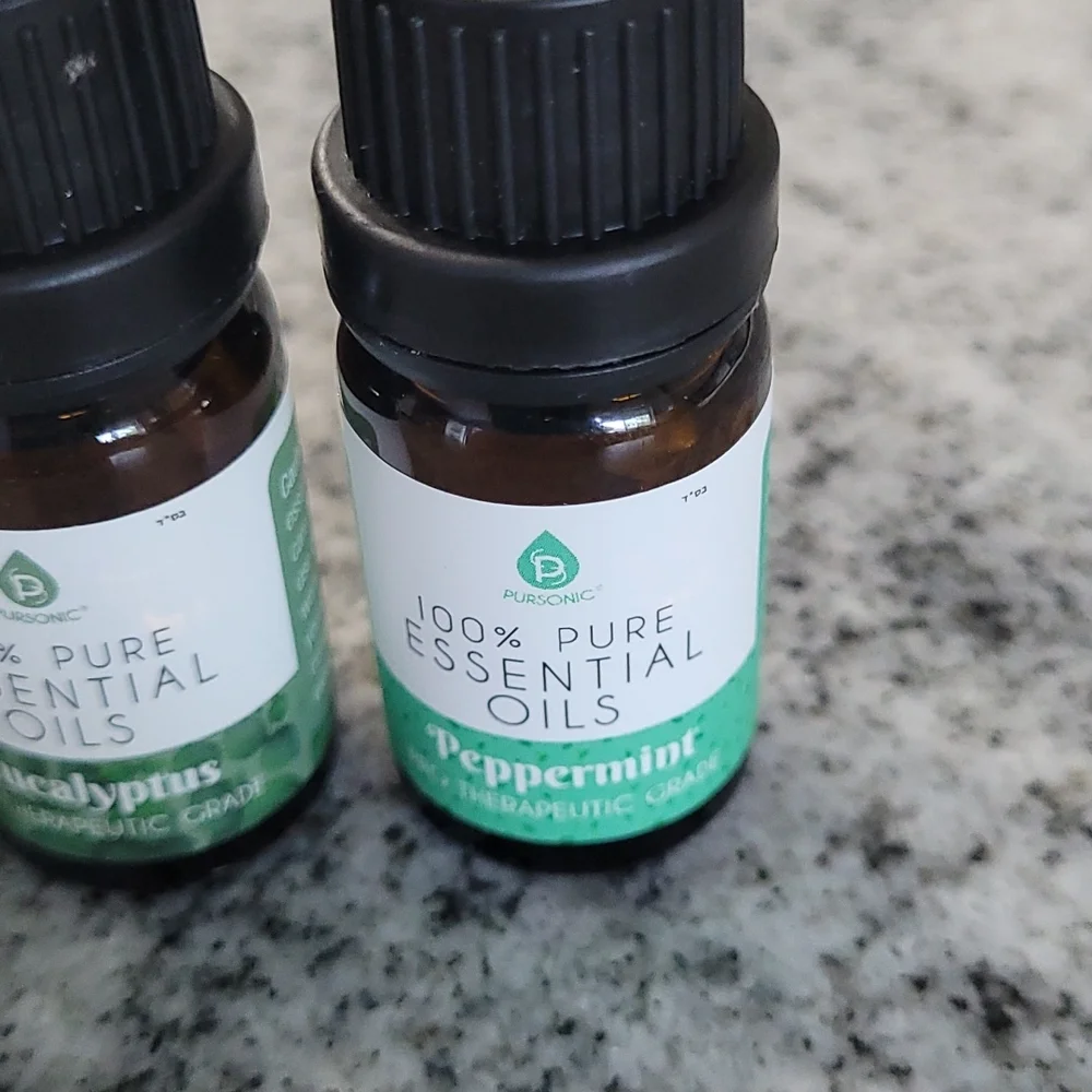 PurSonic Set of 3 Essential Aromatherapy Oils